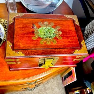 Beautiful JADE Jewelry Box